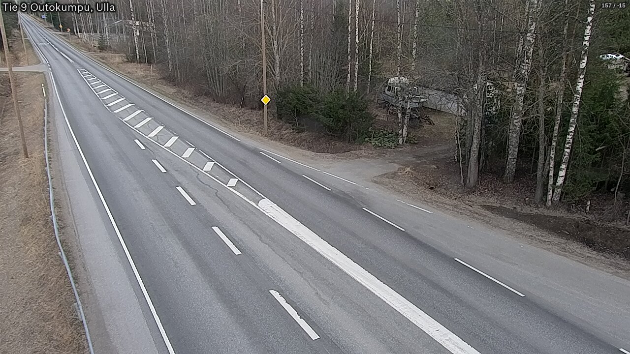 Weather Camera Image Väg 9 Outokumpu, Ulla, Outokumpu, Pohjois-Karjala