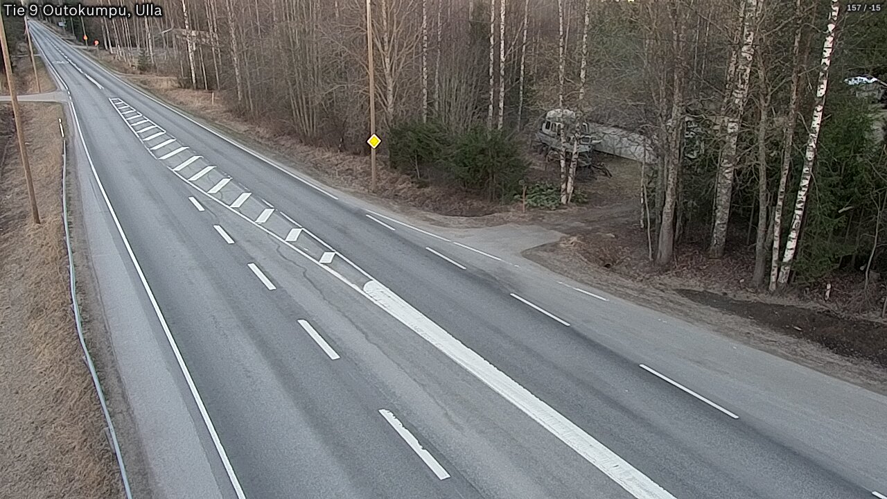 Weather Camera Image Väg 9 Outokumpu, Ulla, Outokumpu, Pohjois-Karjala