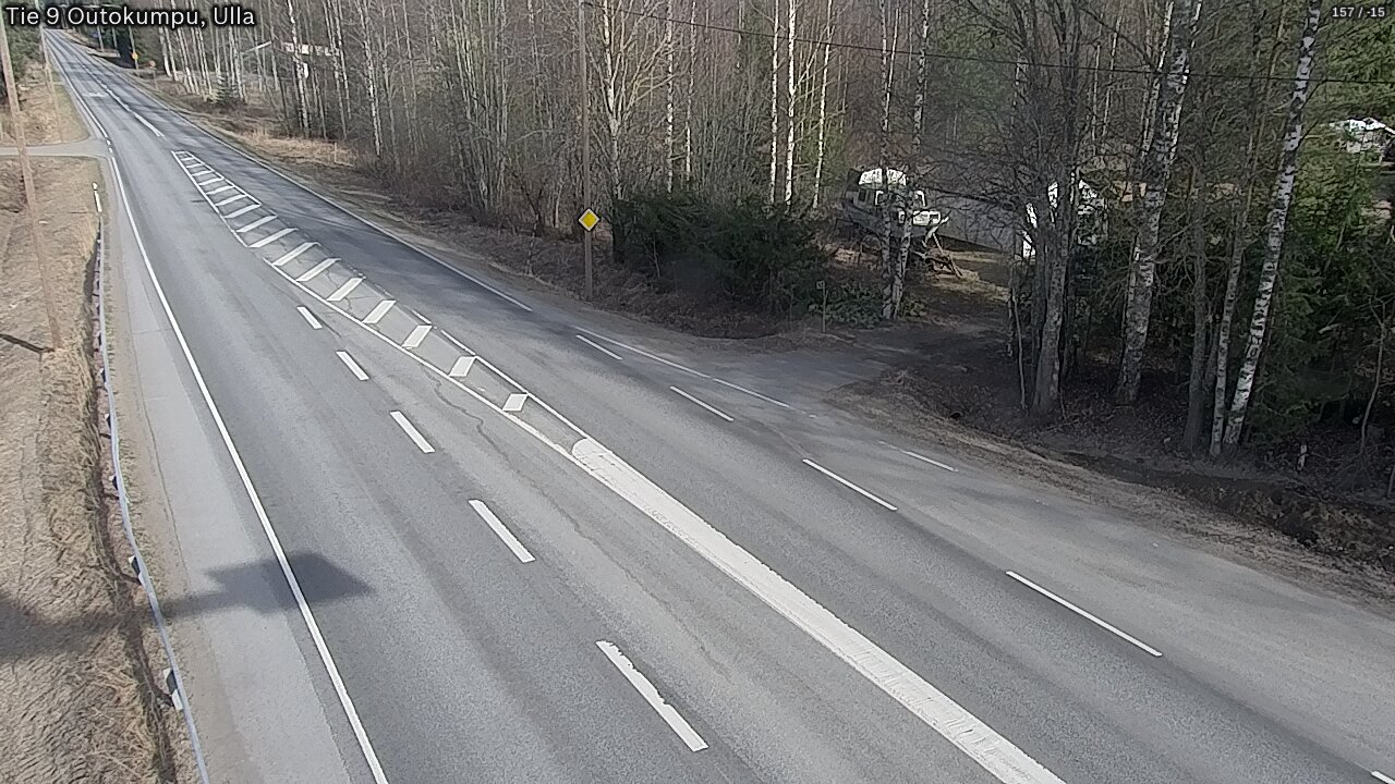 Weather Camera Image Väg 9 Outokumpu, Ulla, Outokumpu, Pohjois-Karjala
