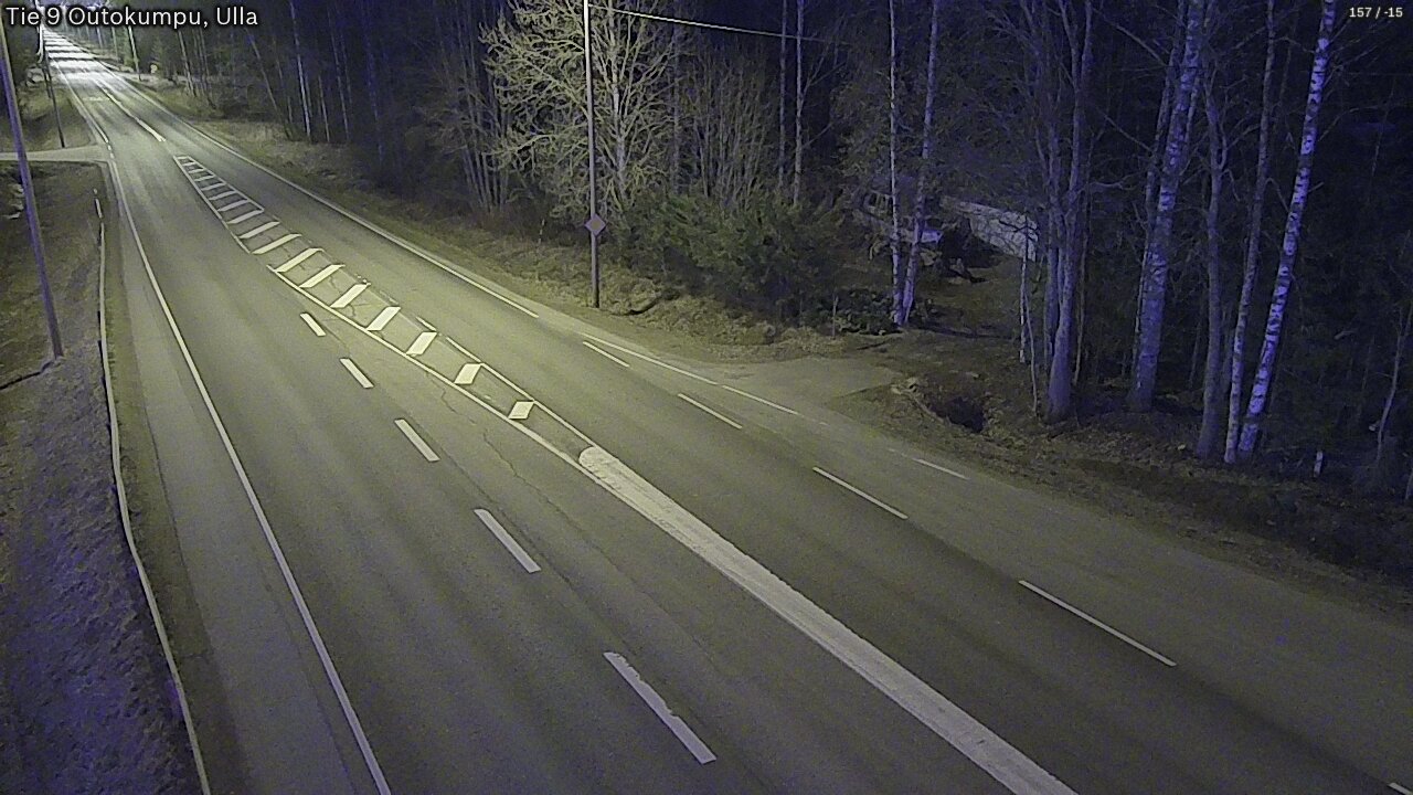 Weather Camera Image Väg 9 Outokumpu, Ulla, Outokumpu, Pohjois-Karjala