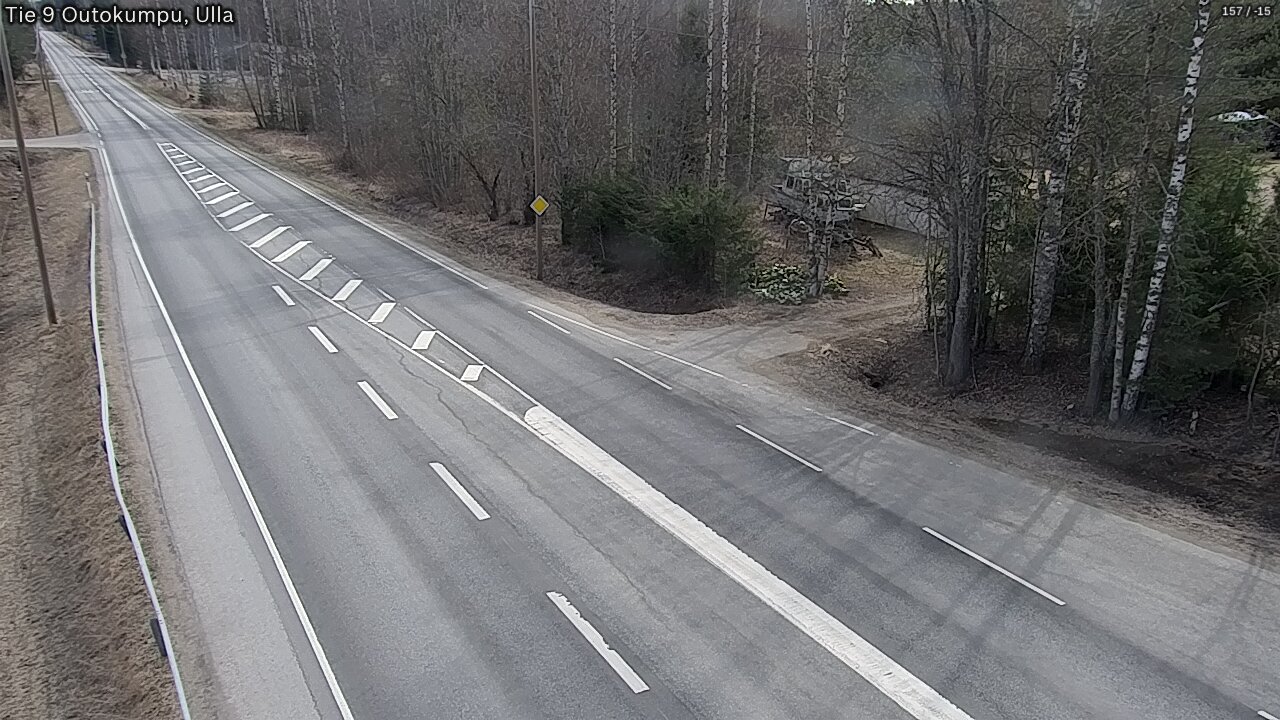 Weather Camera Image Väg 9 Outokumpu, Ulla, Outokumpu, Pohjois-Karjala