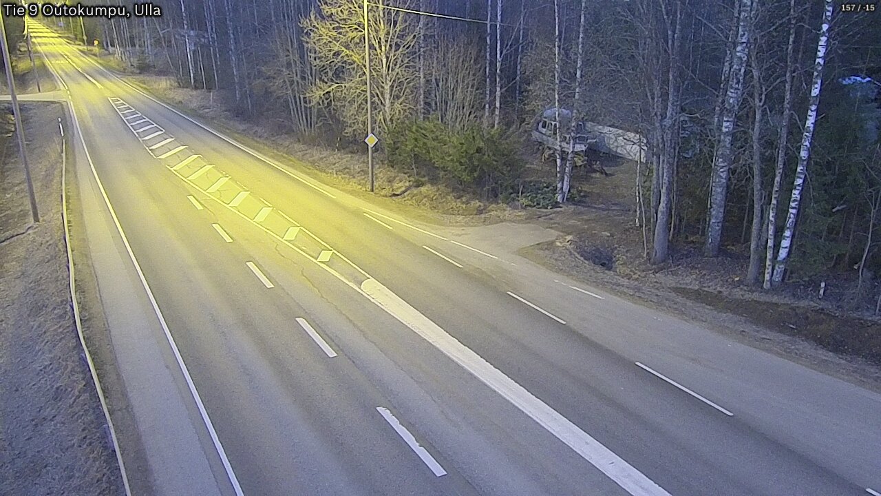 Weather Camera Image Väg 9 Outokumpu, Ulla, Outokumpu, Pohjois-Karjala