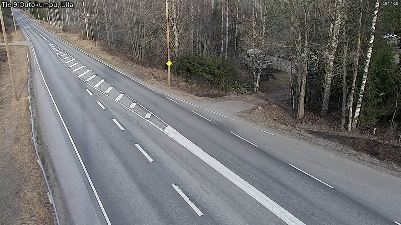 Weather Camera Image Väg 9 Outokumpu, Ulla, Outokumpu, Pohjois-Karjala