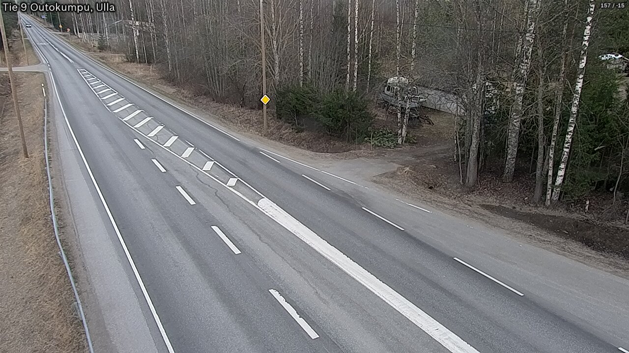 Weather Camera Image Väg 9 Outokumpu, Ulla, Outokumpu, Pohjois-Karjala