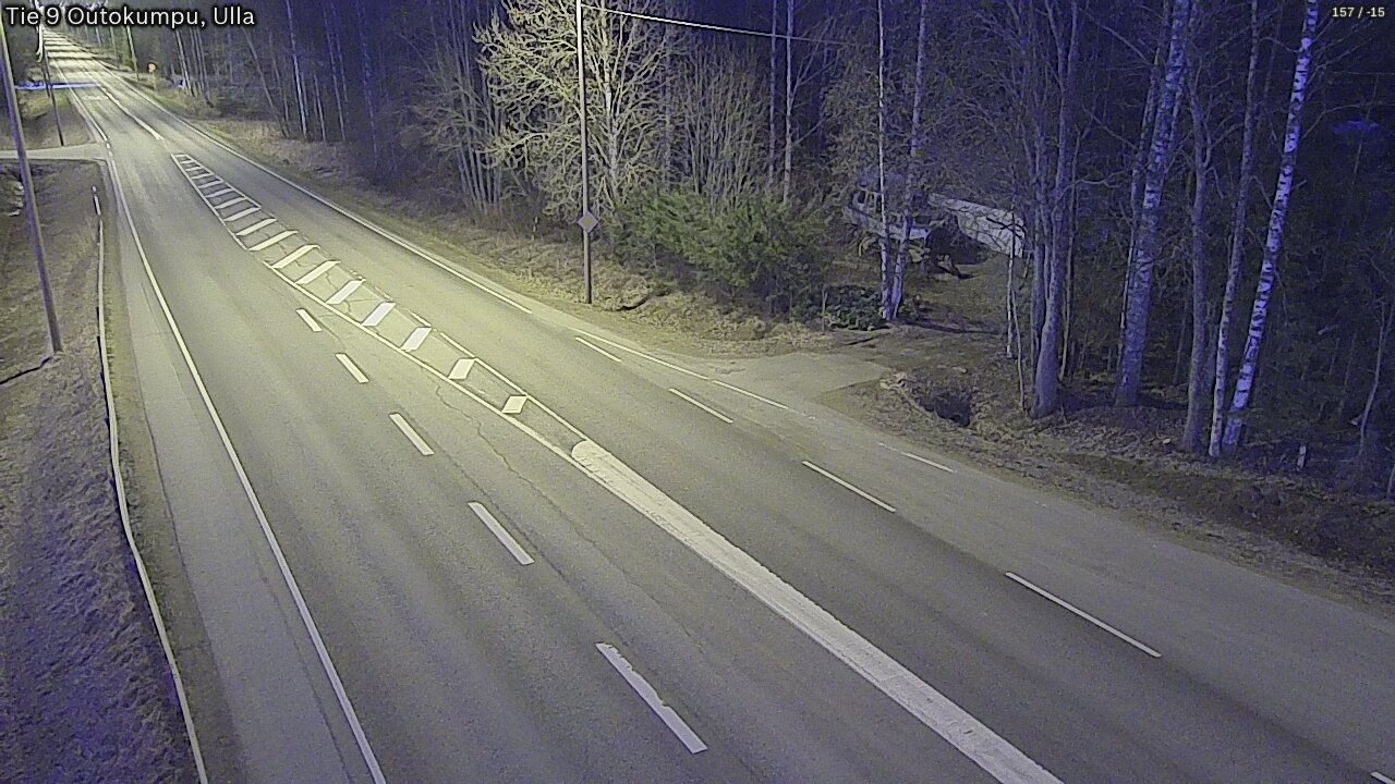 Weather Camera Image Väg 9 Outokumpu, Ulla, Outokumpu, Pohjois-Karjala