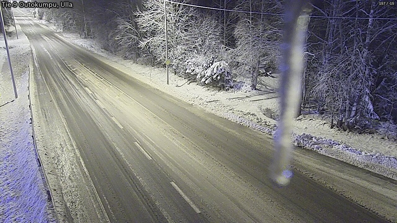 Weather Camera Image Väg 9 Outokumpu, Ulla, Outokumpu, Pohjois-Karjala