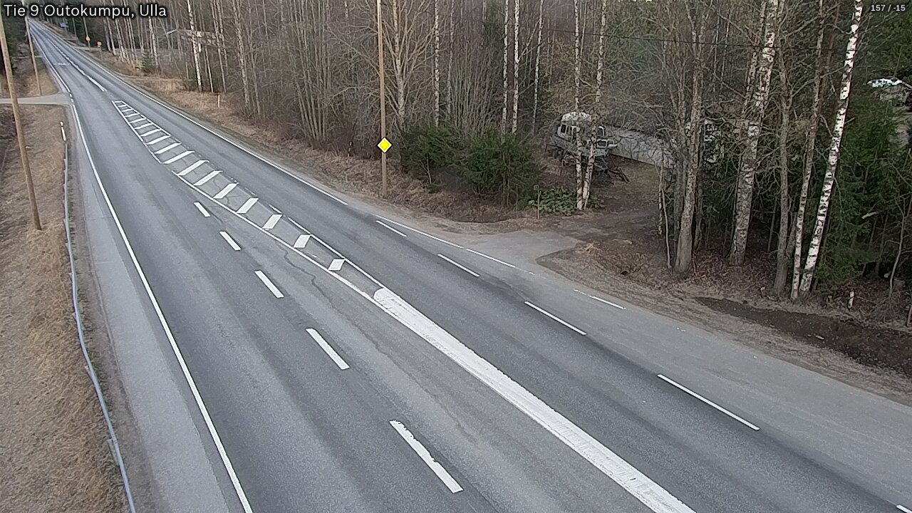 Weather Camera Image Väg 9 Outokumpu, Ulla, Outokumpu, Pohjois-Karjala