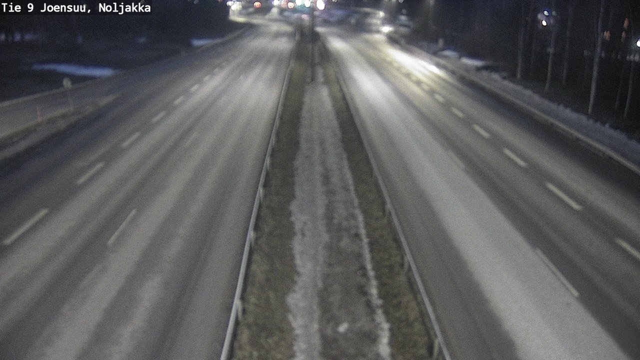Weather Camera Image Väg 9 Joensuu, Noljakka, Joensuu, Pohjois-Karjala