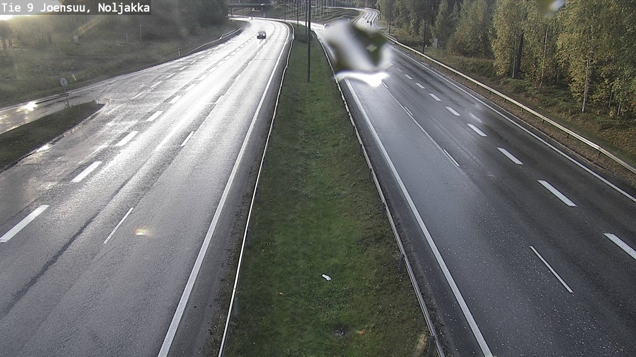 Weather Camera Image Road 9 Joensuu, Noljakka, Joensuu, Pohjois-Karjala