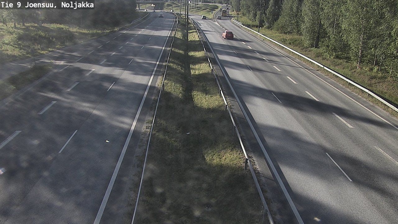 Weather Camera Image Road 9 Joensuu, Noljakka, Joensuu, Pohjois-Karjala