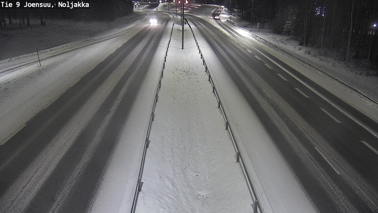 Weather Camera Image Road 9 Joensuu, Noljakka, Joensuu, Pohjois-Karjala