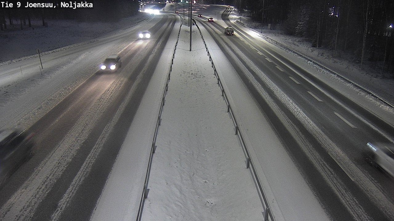 Weather Camera Image Road 9 Joensuu, Noljakka, Joensuu, Pohjois-Karjala