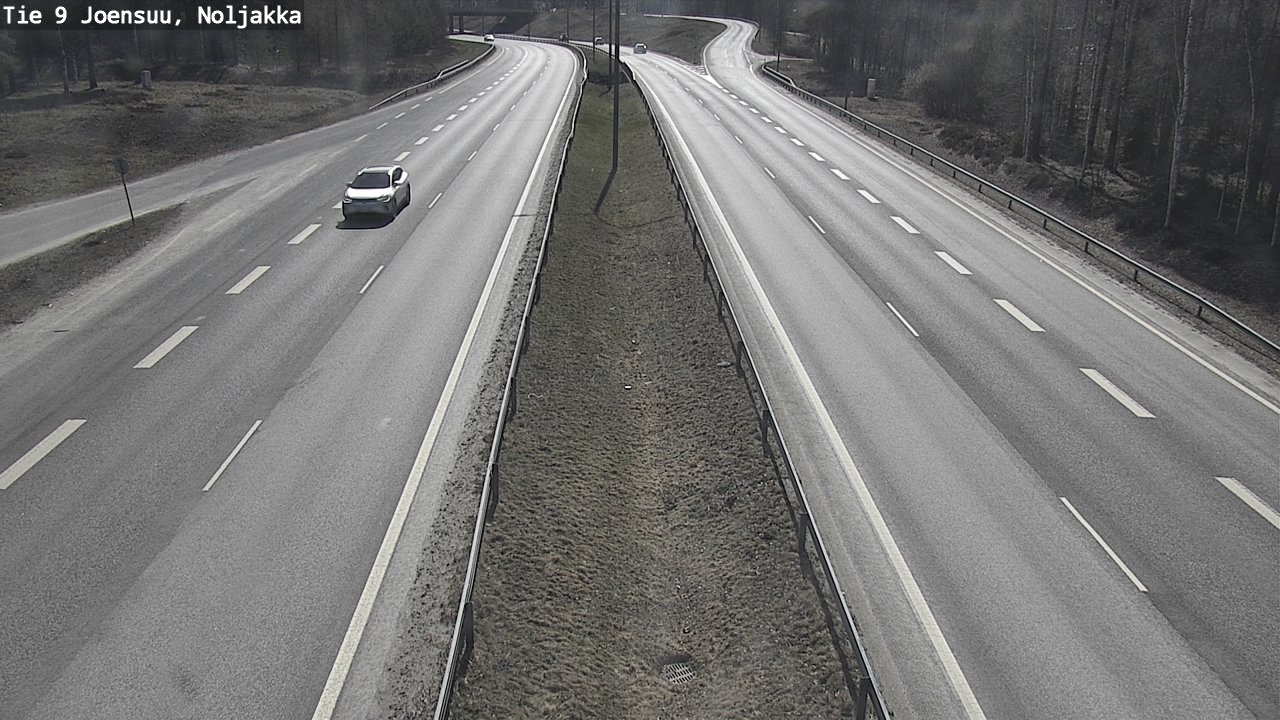 Weather Camera Image Road 9 Joensuu, Noljakka, Joensuu, Pohjois-Karjala