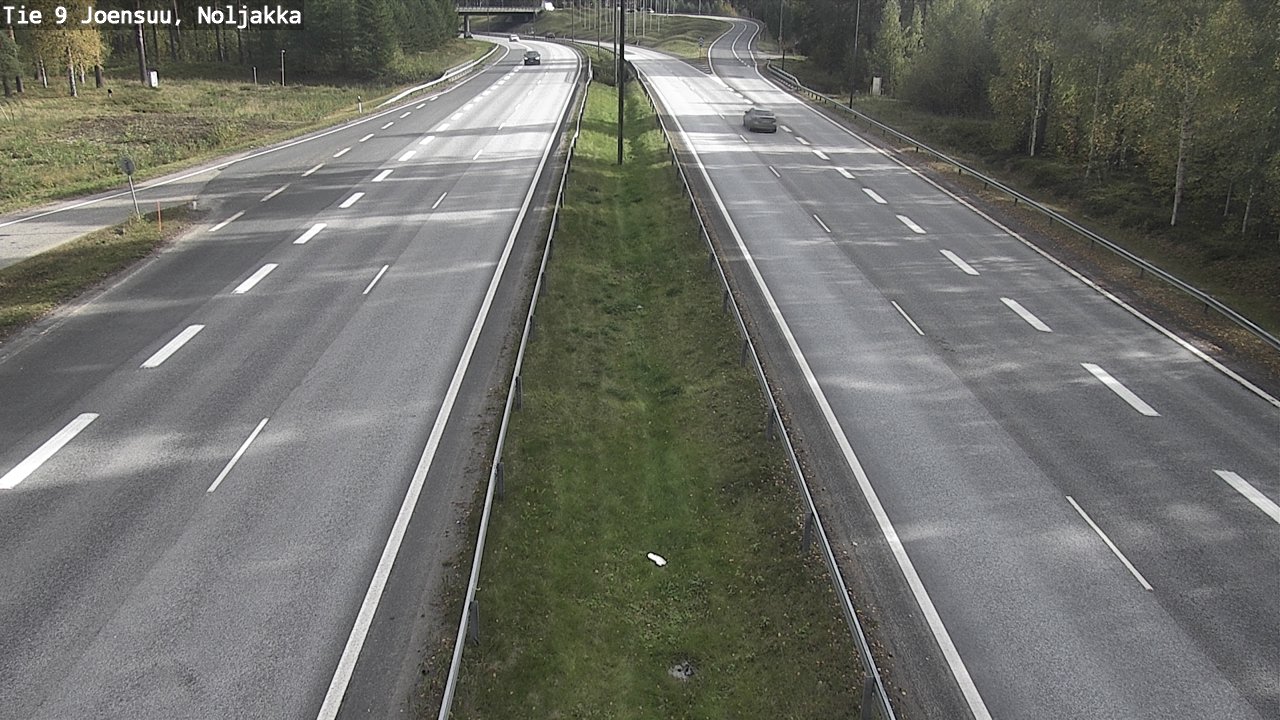 Weather Camera Image Väg 9 Joensuu, Noljakka, Joensuu, Pohjois-Karjala