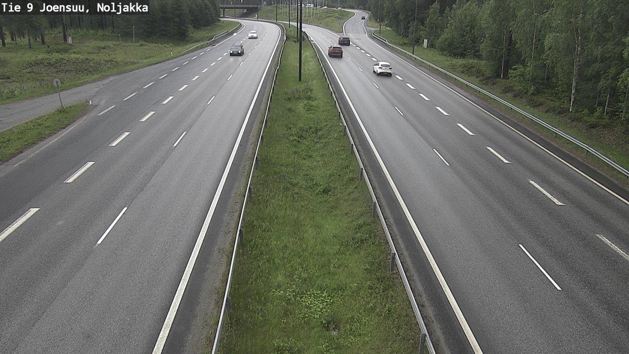 Weather Camera Image Road 9 Joensuu, Noljakka, Joensuu, Pohjois-Karjala