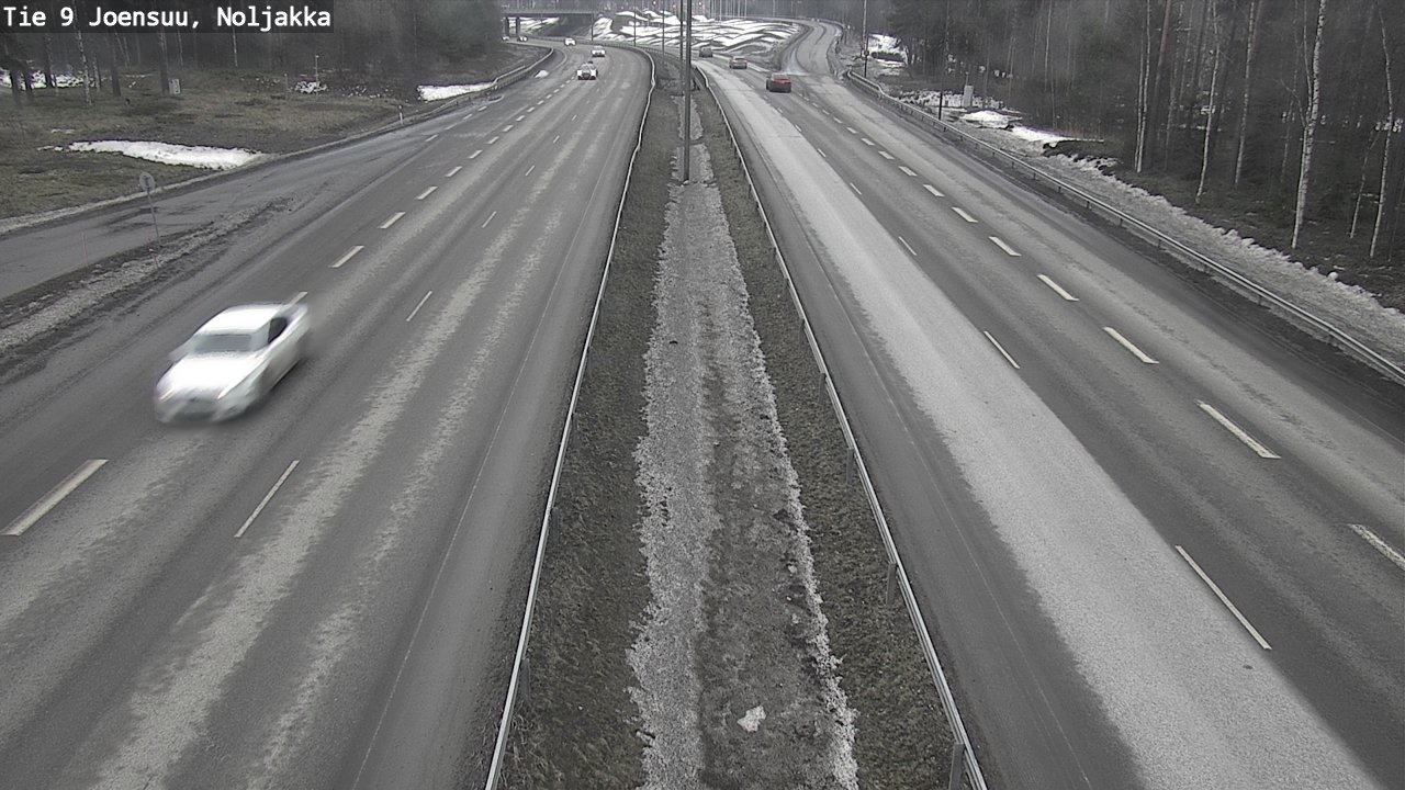 Weather Camera Image Road 9 Joensuu, Noljakka, Joensuu, Pohjois-Karjala