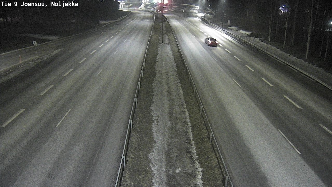 Weather Camera Image Väg 9 Joensuu, Noljakka, Joensuu, Pohjois-Karjala