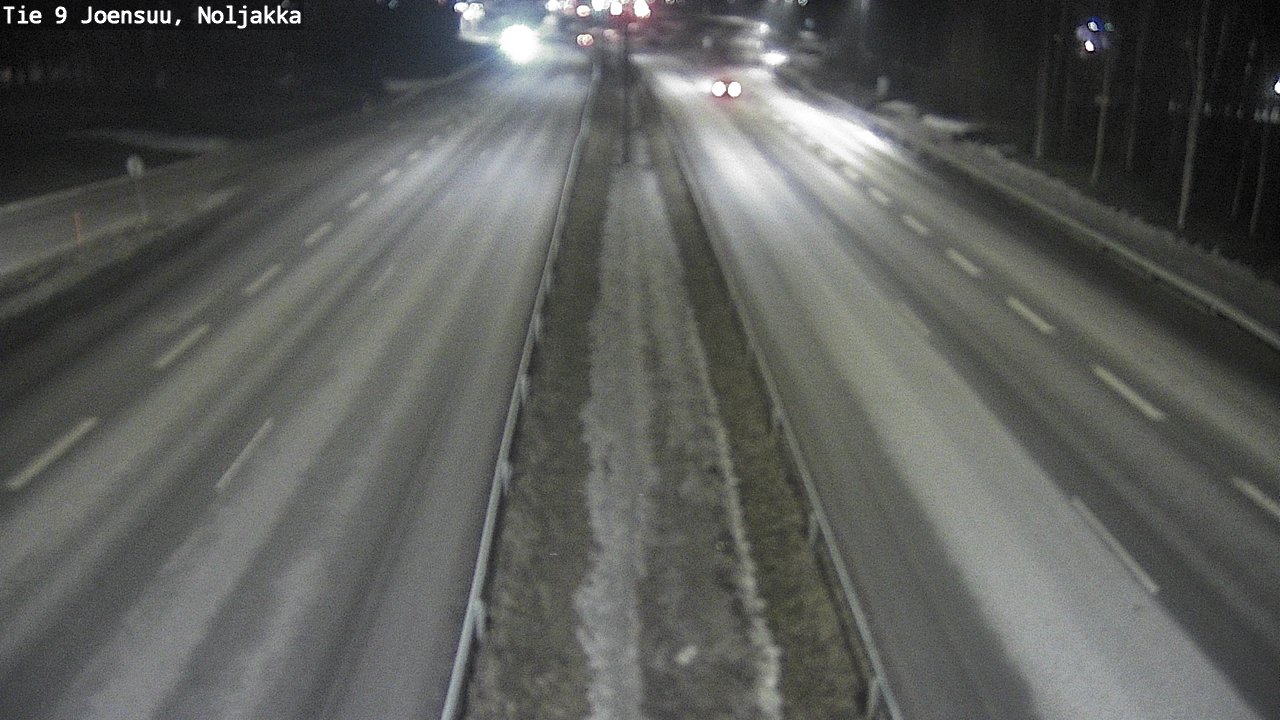 Weather Camera Image Väg 9 Joensuu, Noljakka, Joensuu, Pohjois-Karjala