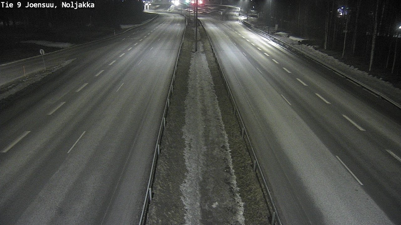 Weather Camera Image Väg 9 Joensuu, Noljakka, Joensuu, Pohjois-Karjala