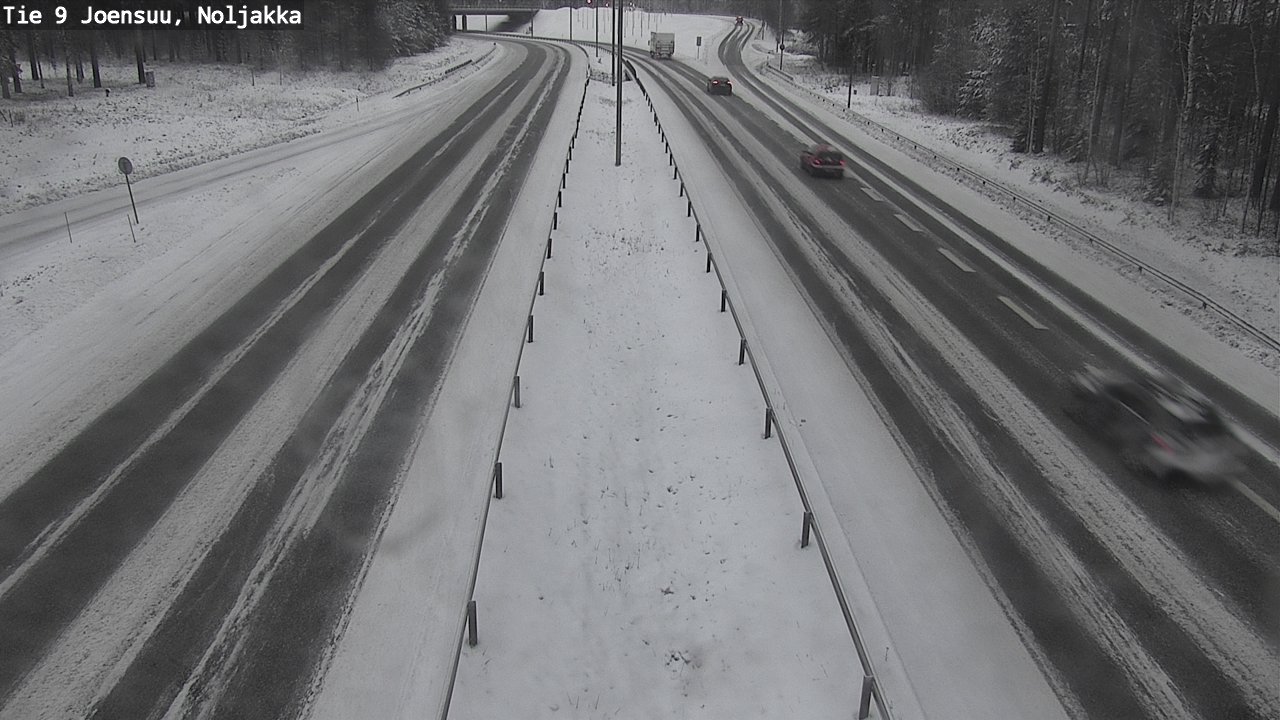 Weather Camera Image Road 9 Joensuu, Noljakka, Joensuu, Pohjois-Karjala