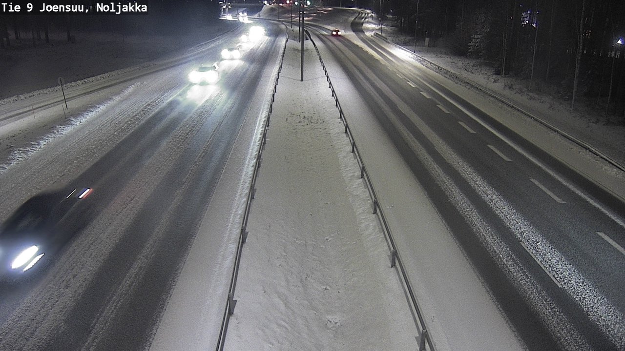 Weather Camera Image Road 9 Joensuu, Noljakka, Joensuu, Pohjois-Karjala