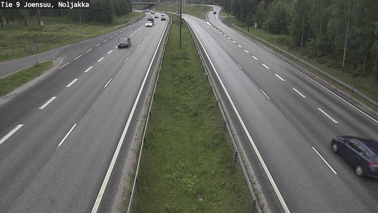 Kelikamerat Kuva Tie 9 Joensuu, Noljakka, Joensuu, Pohjois-Karjala