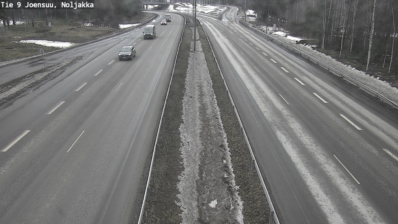 Weather Camera Image Road 9 Joensuu, Noljakka, Joensuu, Pohjois-Karjala