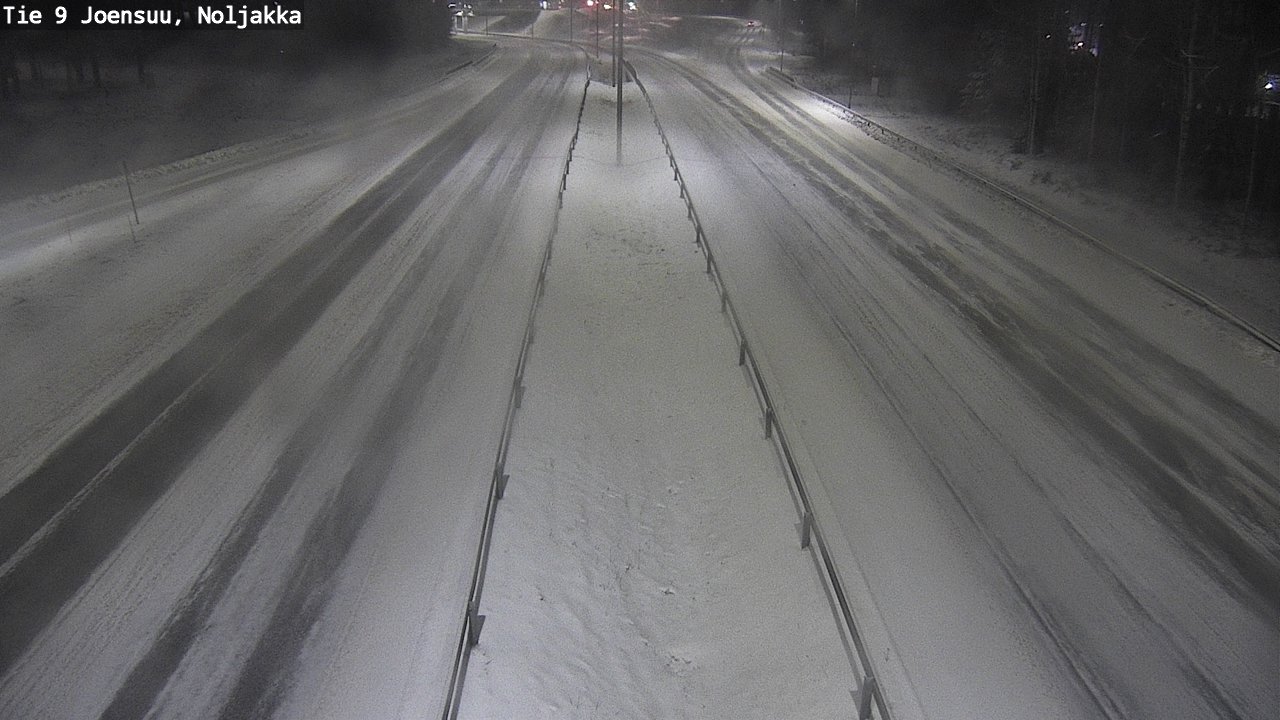 Weather Camera Image Road 9 Joensuu, Noljakka, Joensuu, Pohjois-Karjala