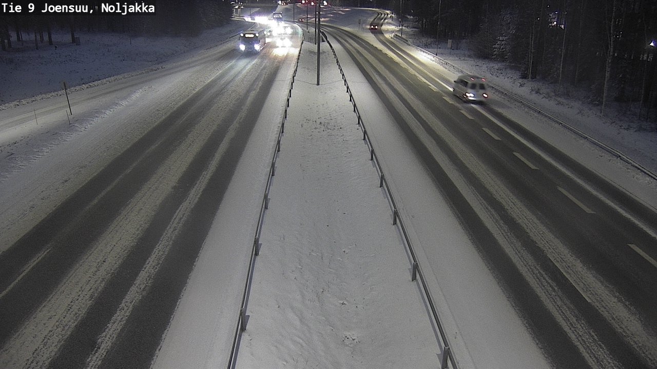 Weather Camera Image Road 9 Joensuu, Noljakka, Joensuu, Pohjois-Karjala