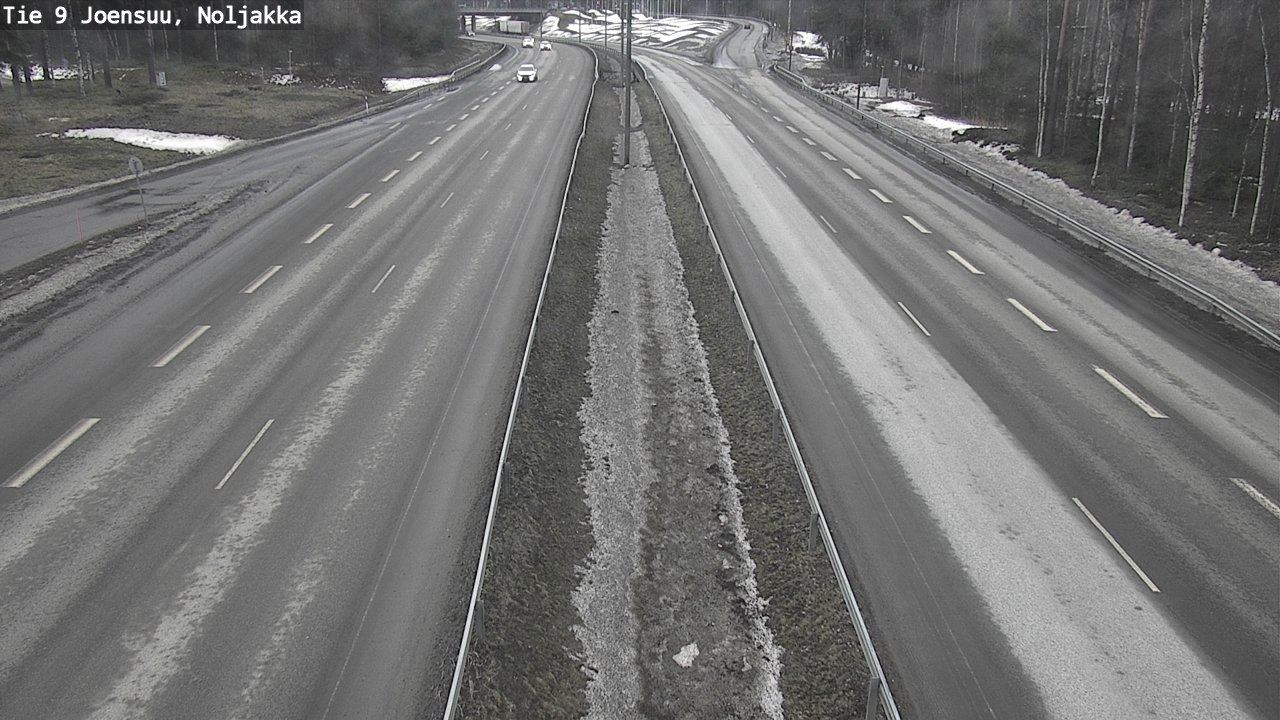 Weather Camera Image Road 9 Joensuu, Noljakka, Joensuu, Pohjois-Karjala