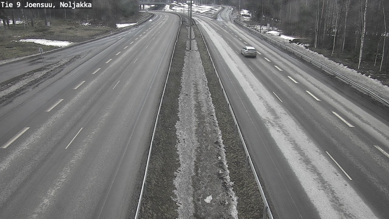 Weather Camera Image Road 9 Joensuu, Noljakka, Joensuu, Pohjois-Karjala