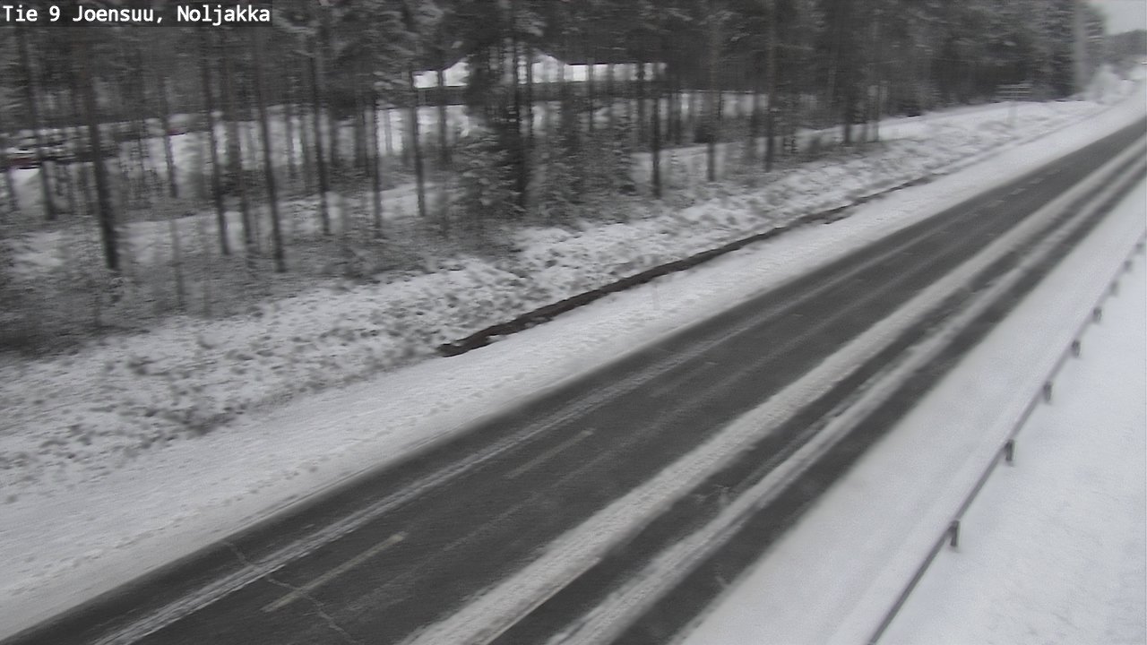 Weather Camera Image Road 9 Joensuu, Noljakka, Joensuu, Pohjois-Karjala
