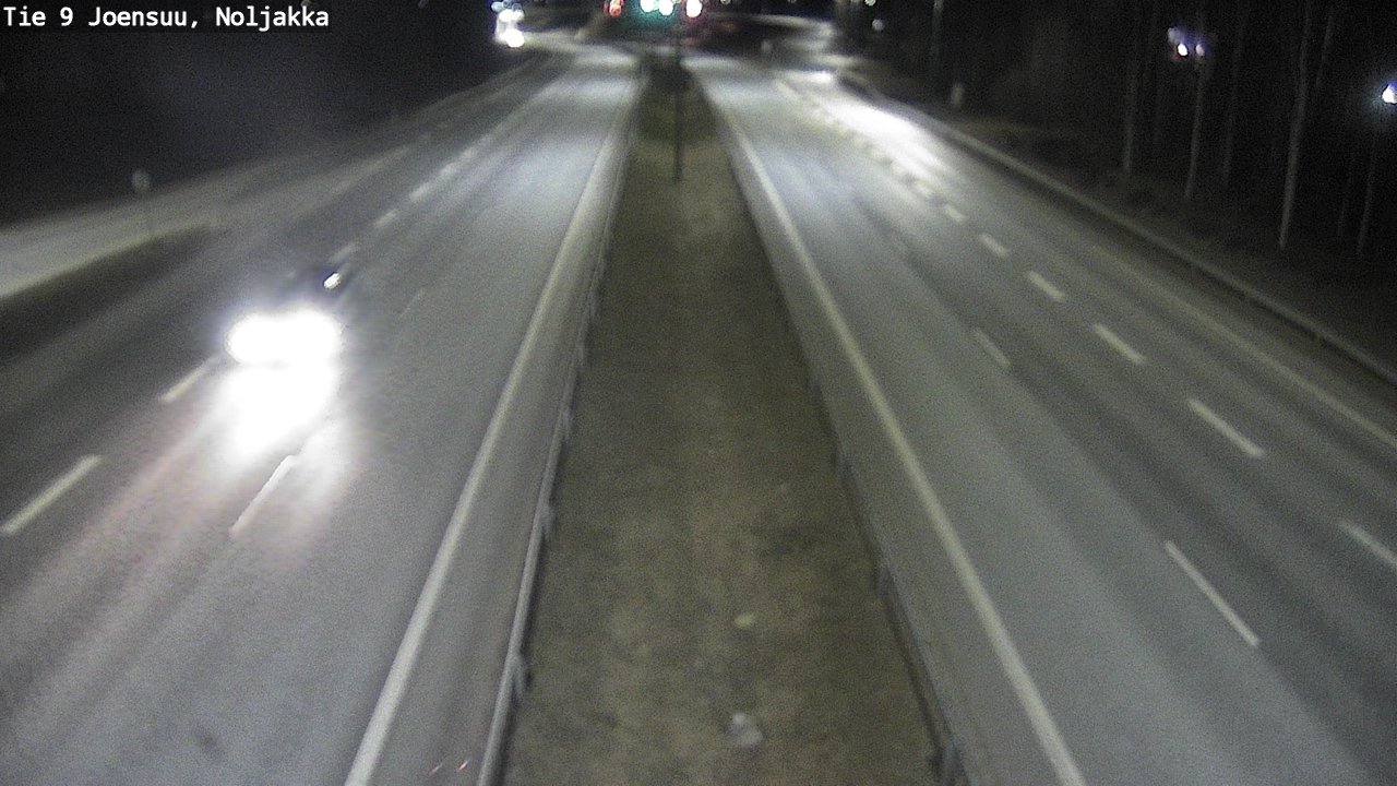 Weather Camera Image Väg 9 Joensuu, Noljakka, Joensuu, Pohjois-Karjala