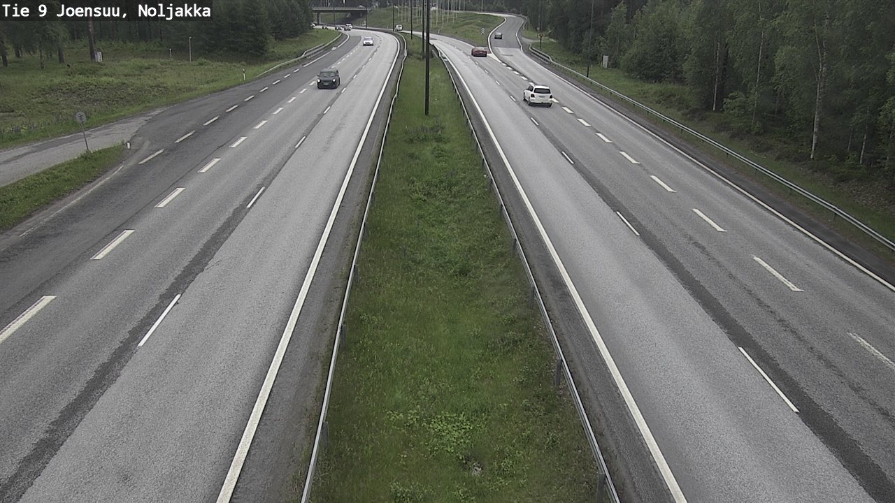Weather Camera Image Road 9 Joensuu, Noljakka, Joensuu, Pohjois-Karjala