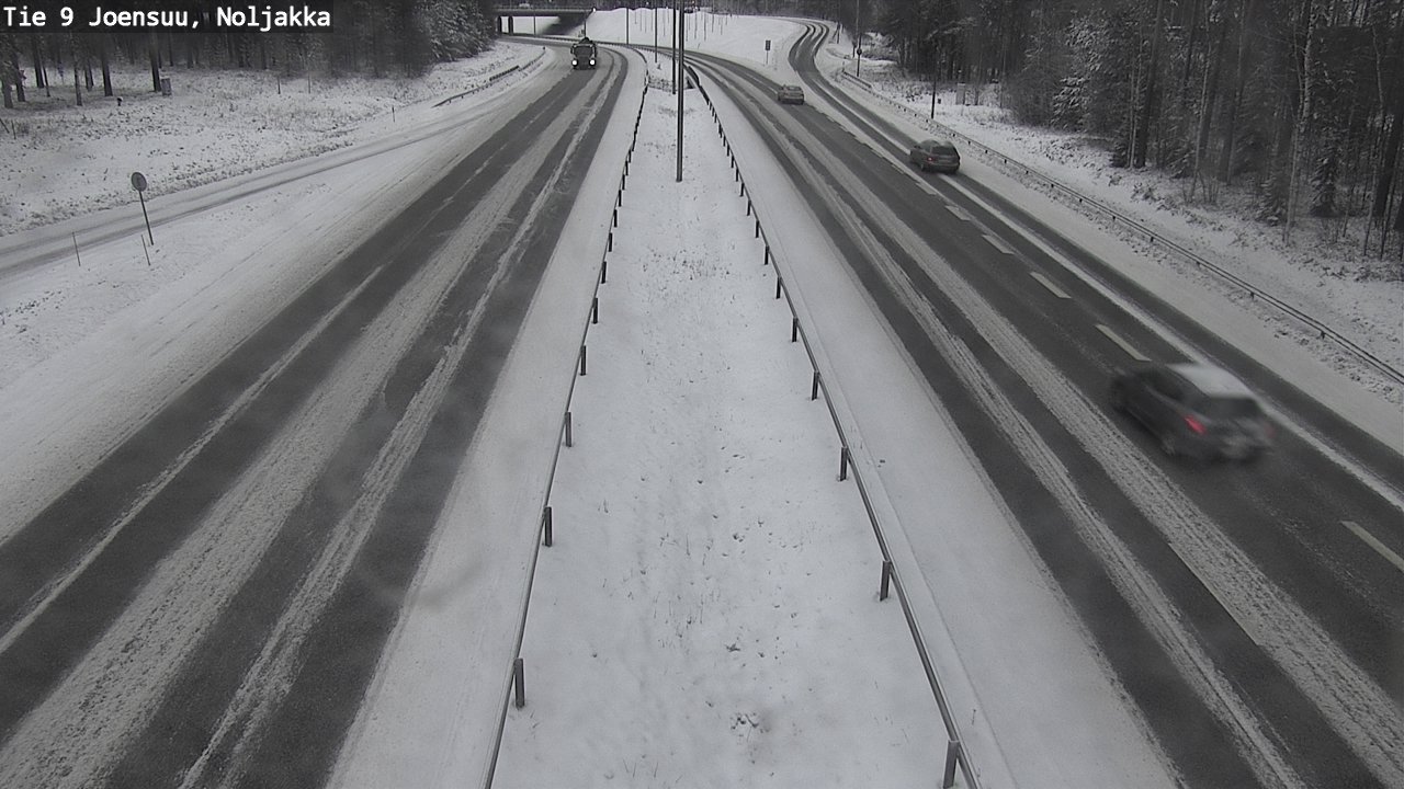 Weather Camera Image Road 9 Joensuu, Noljakka, Joensuu, Pohjois-Karjala