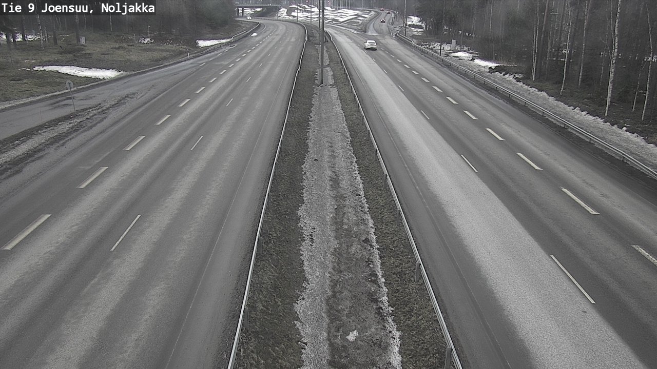 Weather Camera Image Road 9 Joensuu, Noljakka, Joensuu, Pohjois-Karjala