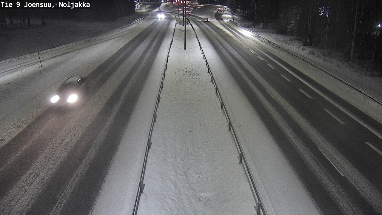 Weather Camera Image Road 9 Joensuu, Noljakka, Joensuu, Pohjois-Karjala