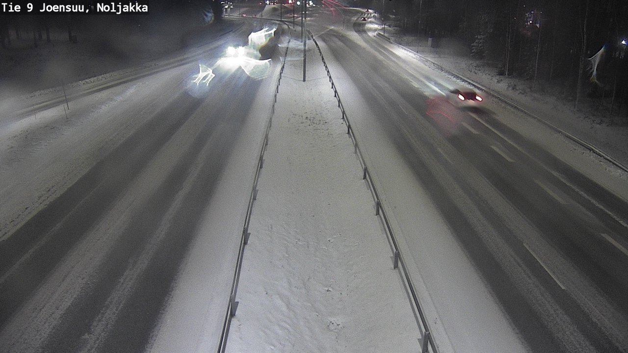 Weather Camera Image Road 9 Joensuu, Noljakka, Joensuu, Pohjois-Karjala