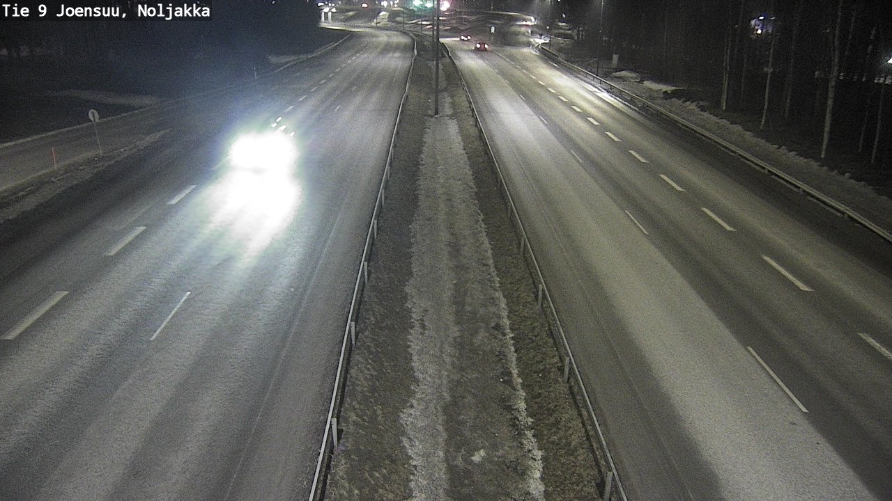 Weather Camera Image Väg 9 Joensuu, Noljakka, Joensuu, Pohjois-Karjala