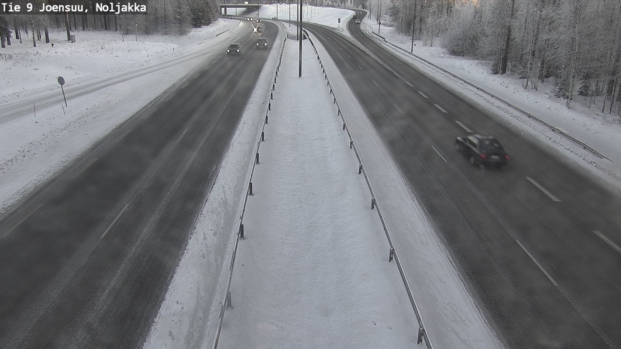 Weather Camera Image Road 9 Joensuu, Noljakka, Joensuu, Pohjois-Karjala