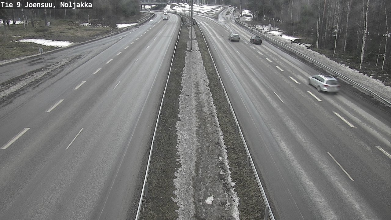 Weather Camera Image Road 9 Joensuu, Noljakka, Joensuu, Pohjois-Karjala