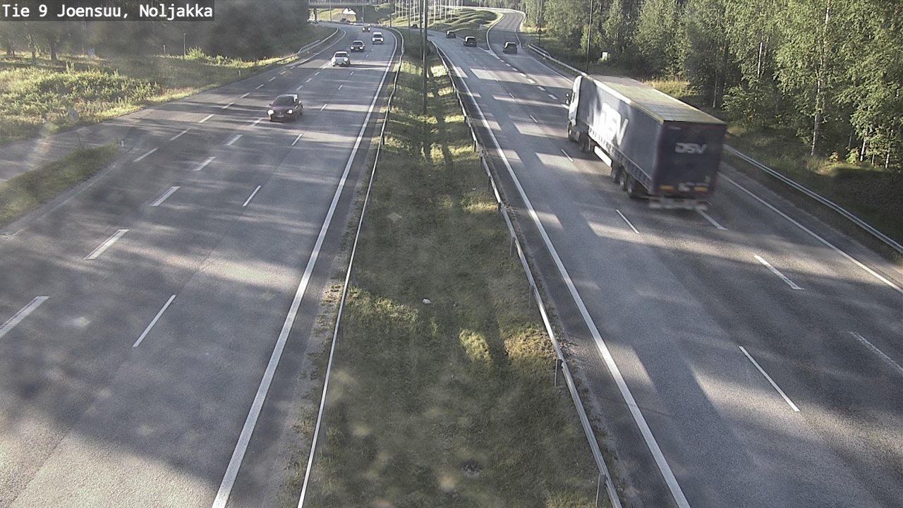 Weather Camera Image Road 9 Joensuu, Noljakka, Joensuu, Pohjois-Karjala