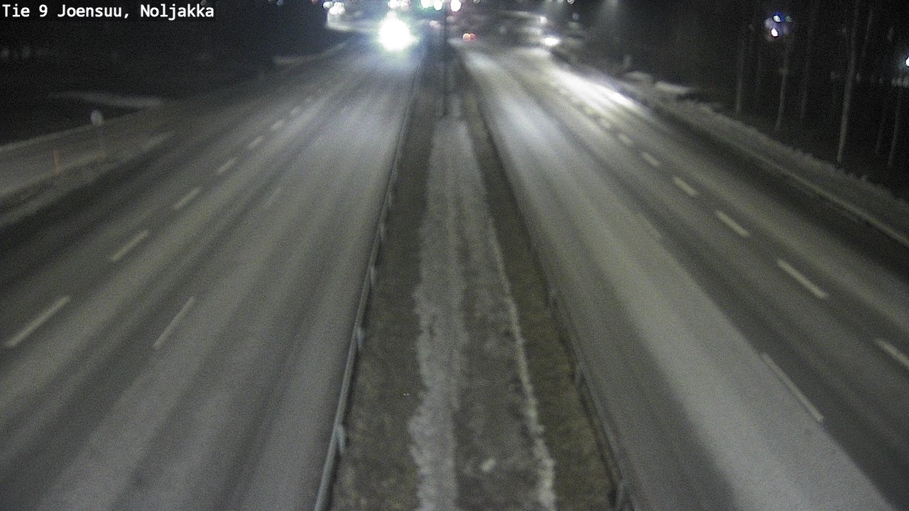 Weather Camera Image Väg 9 Joensuu, Noljakka, Joensuu, Pohjois-Karjala