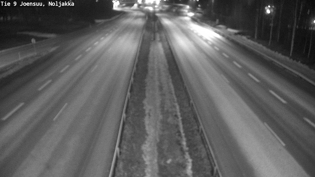Weather Camera Image Väg 9 Joensuu, Noljakka, Joensuu, Pohjois-Karjala