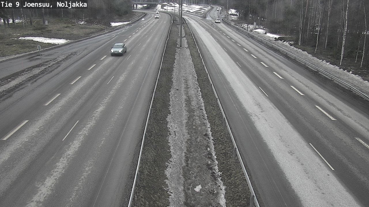 Weather Camera Image Road 9 Joensuu, Noljakka, Joensuu, Pohjois-Karjala