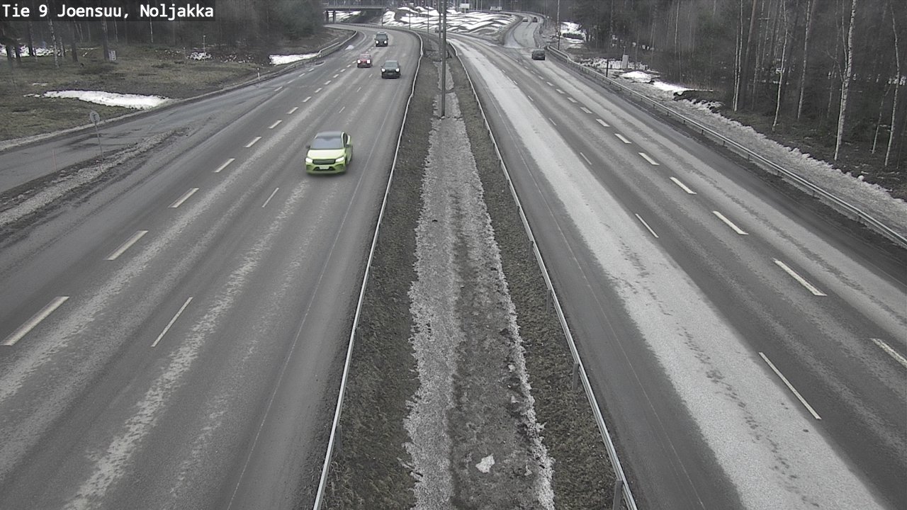 Weather Camera Image Road 9 Joensuu, Noljakka, Joensuu, Pohjois-Karjala