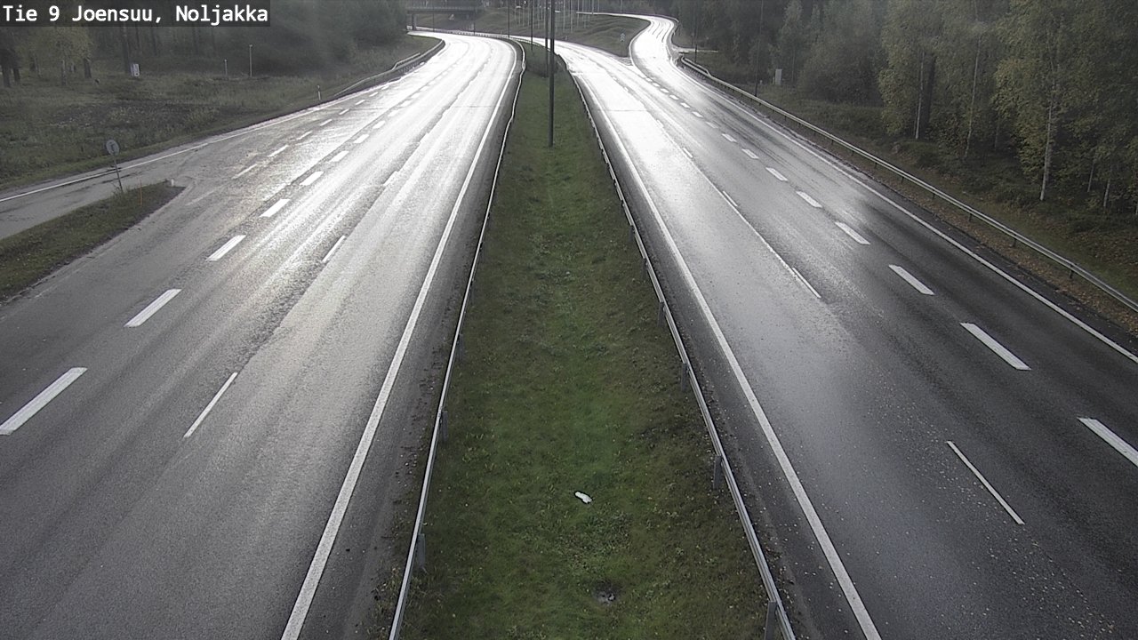 Weather Camera Image Road 9 Joensuu, Noljakka, Joensuu, Pohjois-Karjala
