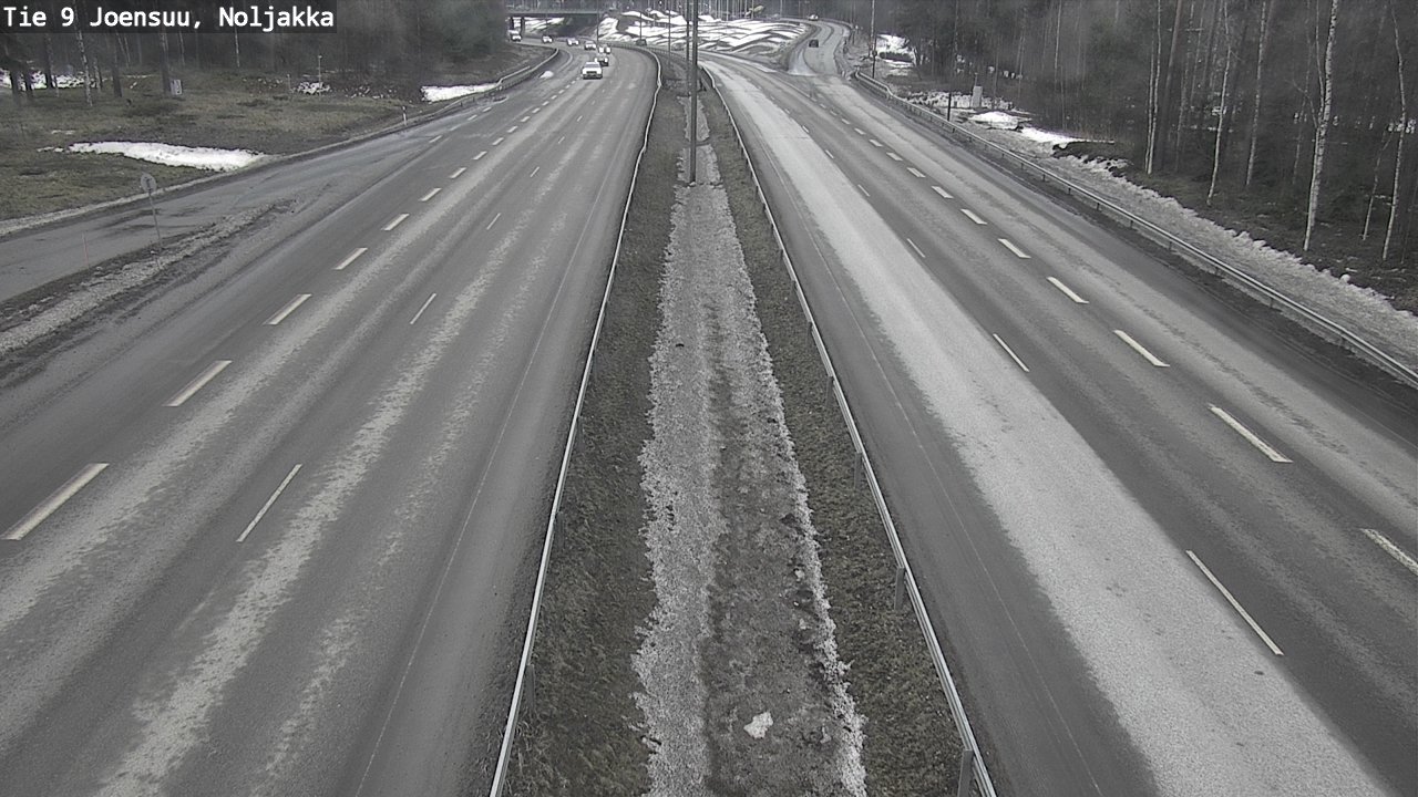 Weather Camera Image Road 9 Joensuu, Noljakka, Joensuu, Pohjois-Karjala