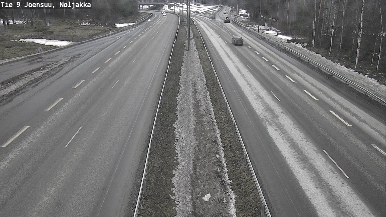 Weather Camera Image Road 9 Joensuu, Noljakka, Joensuu, Pohjois-Karjala
