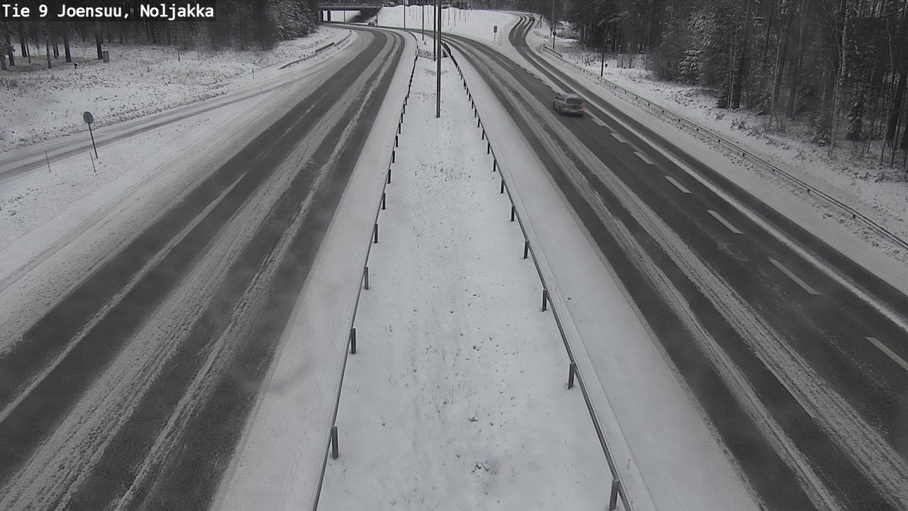 Weather Camera Image Road 9 Joensuu, Noljakka, Joensuu, Pohjois-Karjala
